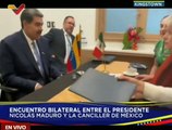 Pdte. Maduro fortalece lazos de cooperación con la Canciller de México, Alicia Bárcena