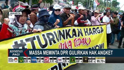 Demo Pro dan Kontra Hak Angket Pemilu di DPR Nyaris Ricuh, Massa Adu Argumen