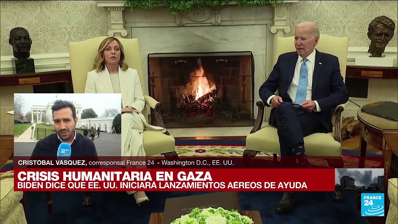 Informe desde Washington: EE. UU. enviaría ayuda humanitaria a la Franja de Gaza por aire