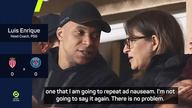 PSG must learn to be without Mbappé - Enrique explains half-time sub
