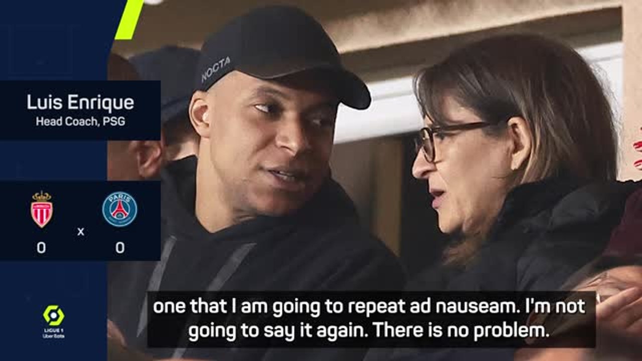 PSG must learn to be without Mbappé - Enrique explains half-time sub