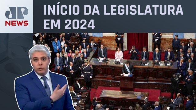 Javier Milei discursa na abertura do Congresso da Argentina; Marcelo Favalli analisa
