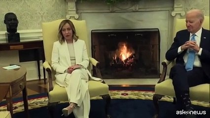 G7, Meloni da Biden: riaffermiamo ordine mondiale basato su regole