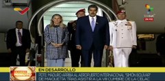 Venezuela: Pdte. de Venezuela arriba a Caracas procedente de la VIII Cumbre de CELAC