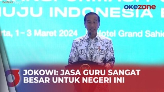 Presiden Jokowi Buka Kongres XXIII Persatuan Guru Republik Indonesia