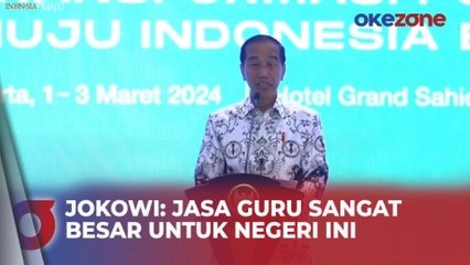 Presiden Jokowi Buka Kongres XXIII Persatuan Guru Republik Indonesia