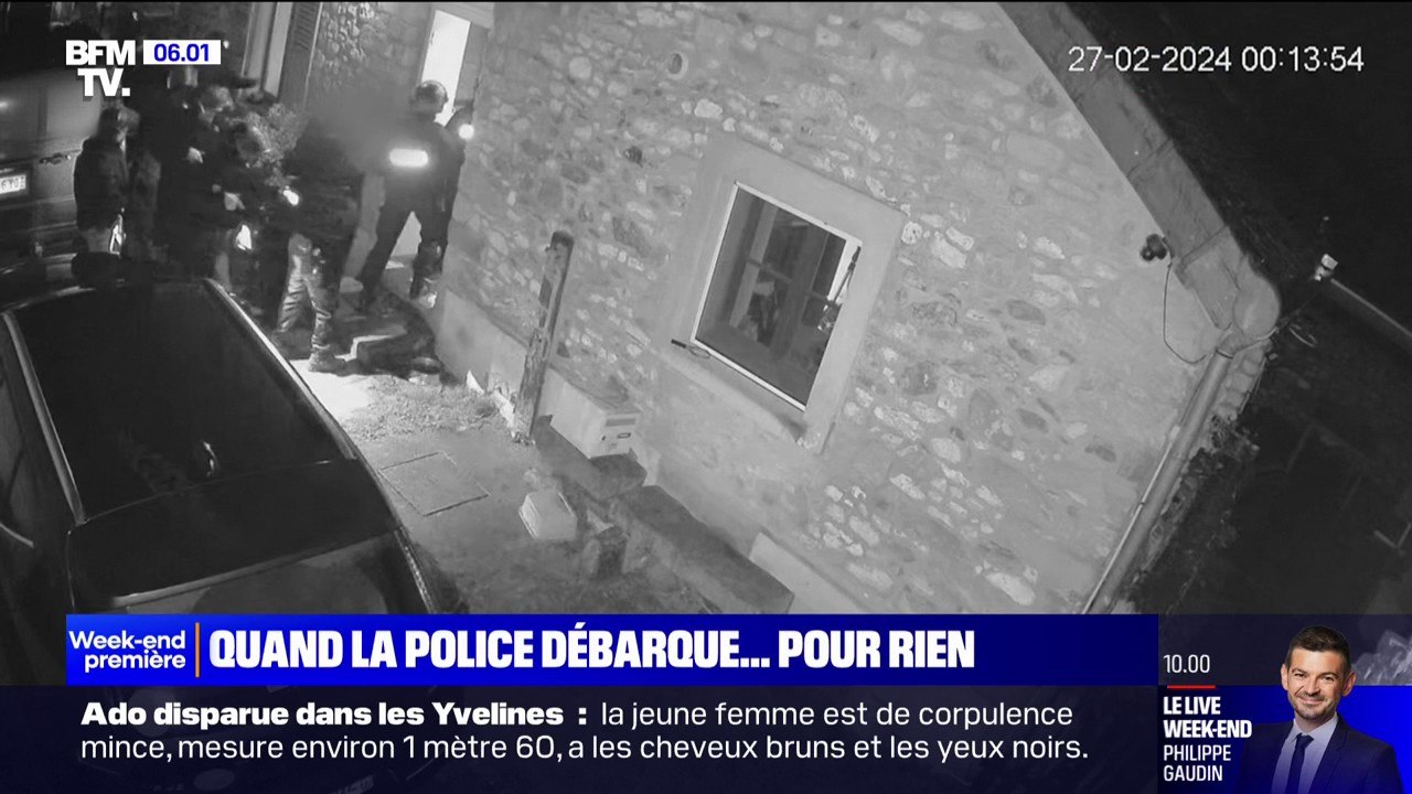 Un couple et ses enfants ont vu débarquer 40 policiers armés dans leur maison en pleine nuit par erreur