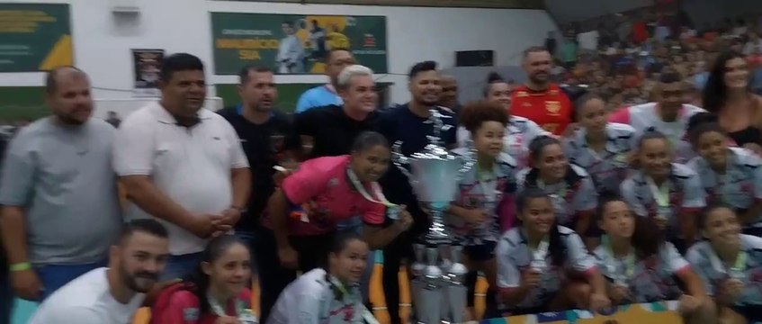PREMIAÇÃO VICE-CAMPEÃ - PODEROSAS - FUTSAL DE VERÃO 2024 - ARTUR NOGUEIRA