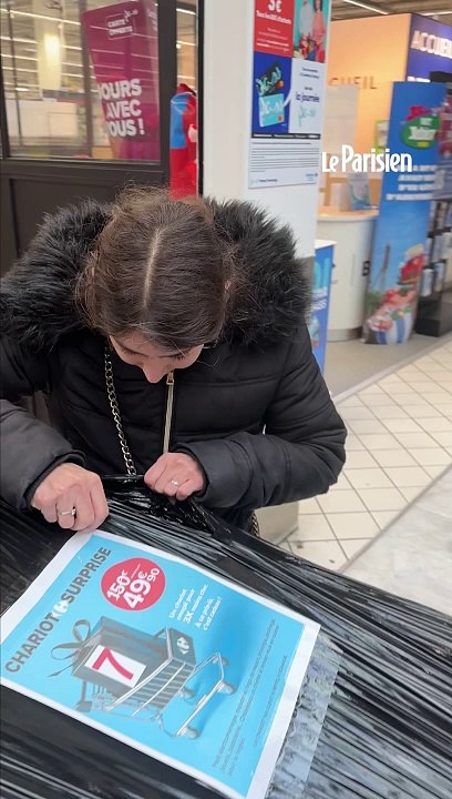 À Drancy, les « chariots surprise » de Carrefour : « À ce prix-là, je tente ma chance »
