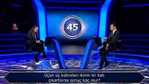 Kim Milyoner Olmak İster yarışmasında inanılmaz anlar
