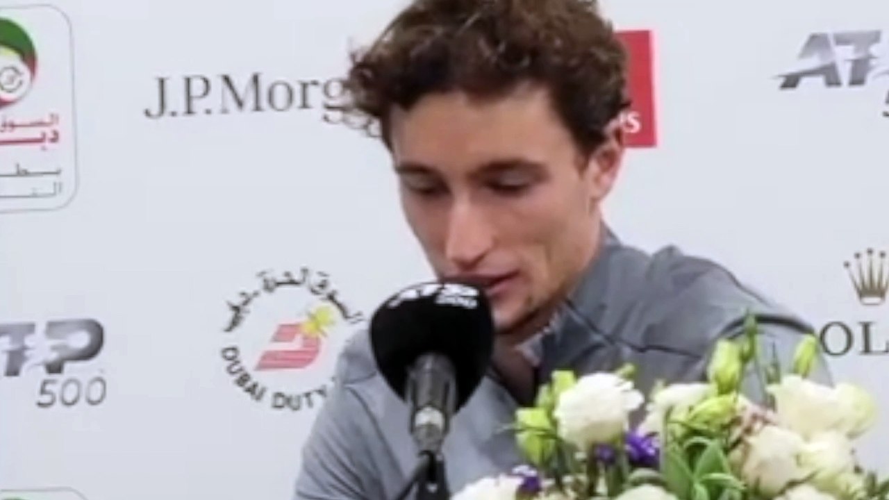 ATP - Dubaï 2024 - Ugo Humbert :  "J'ai été bon sur les fins de set, donc je suis très fier de moi"