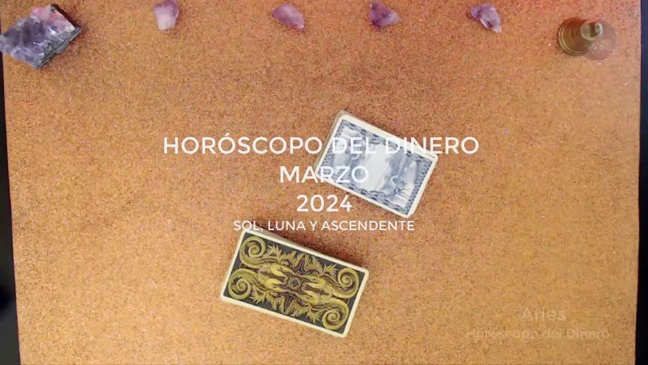 Aries Horóscopo del Dinero Marzo 2024