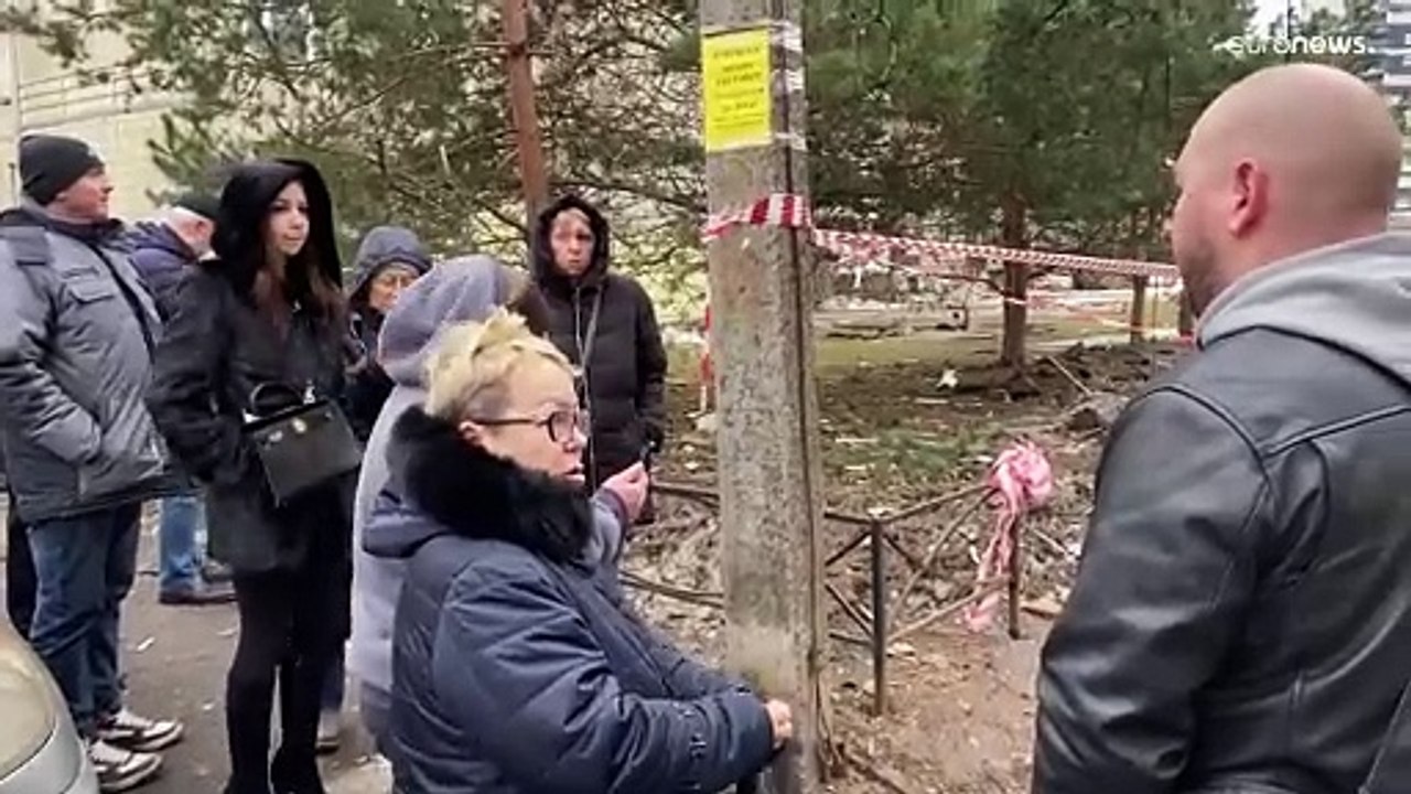 تحطم طائرة مسيرة يلحق أضرارا بمبنى سكني في سان بطرسبرغ