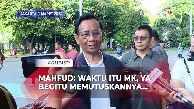 Mahfud Puji MK Terkait Penerapan Ambang Batas Parlemen, Ungkit soal Putusan Usia Cawapres