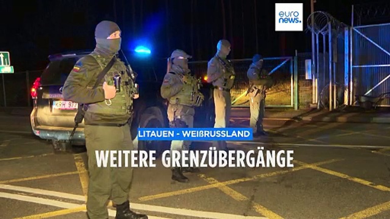 Litauen schließt weitere Grenzübergänge zu Belarus