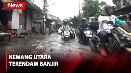 Cuaca Buruk, Kawasan Kemang Utara Terendam Banjir Setinggi 40 Cm