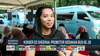 Begini Situasi dan Antusiasme Penggemar Jelang Konser Ed Sheeran di JIS Malam Ini