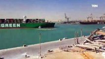 ميناء السخنة التابع لاقتصادية قناة السويس يستقبل سفينة الحاويات“Ever Goods