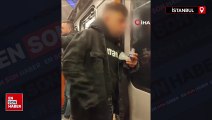 İstanbul'da metroda uyuşturucu madde kullanan genç