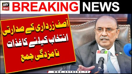 下载视频: Presidential elections: Zardari submits nomination papers