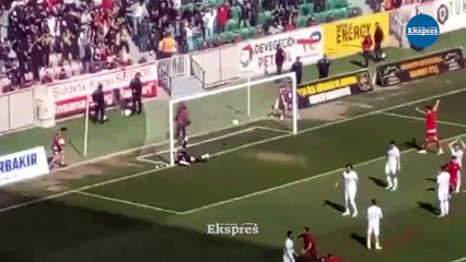 #Amedspor Oktay Aydın'ın 9. Dakikada attığı gol ile 1-0 öne geçti