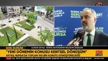 Bursa Büyükşehir Belediye Başkanı Alinur Aktaş, CNN TÜRK'te 