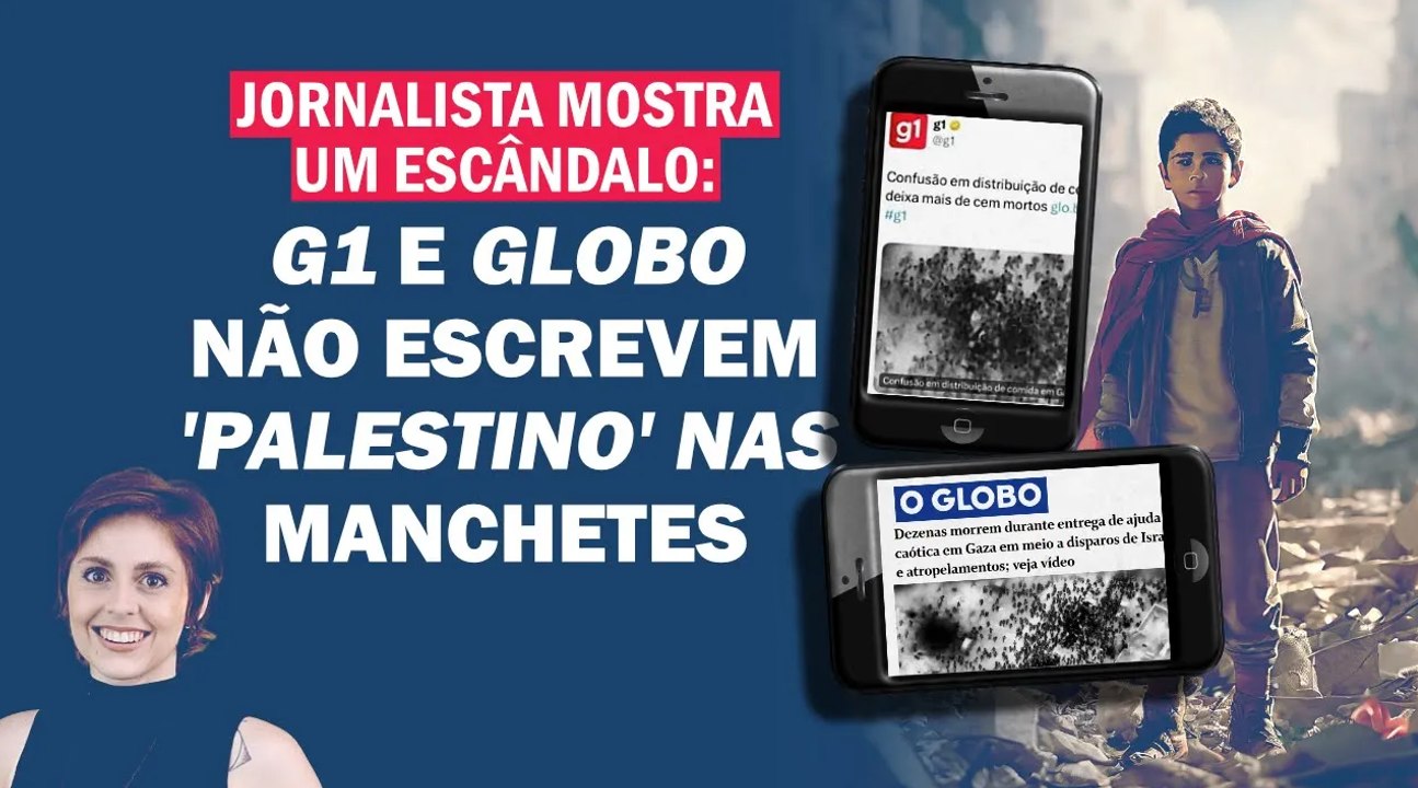 CONFIRA MANCHETES COMPARADAS; "CITAM ISRAEL, GAZA, HAMAS, MAS NÃO FALAM 'PALESTINOS'" | Cortes 247