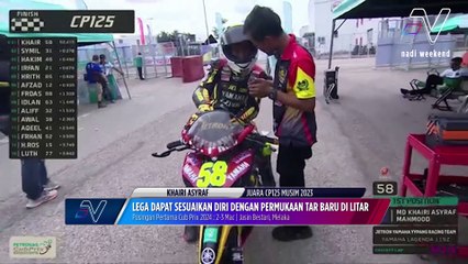 Khairi Asyraf lega dapat sesuaikan diri dengan permukaan tar baru di litar