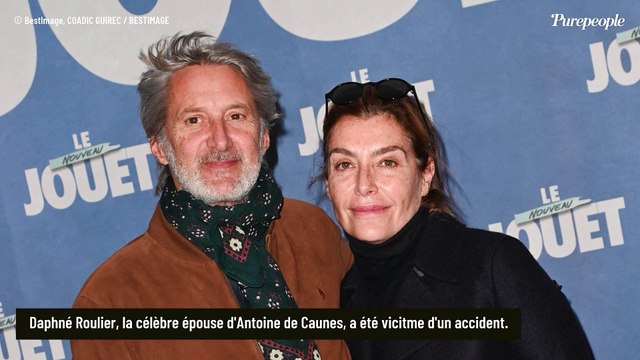 PHOTO Quadruple fracture : Antoine de Caunes, sa femme Daphné Roullier victime d'un accident
