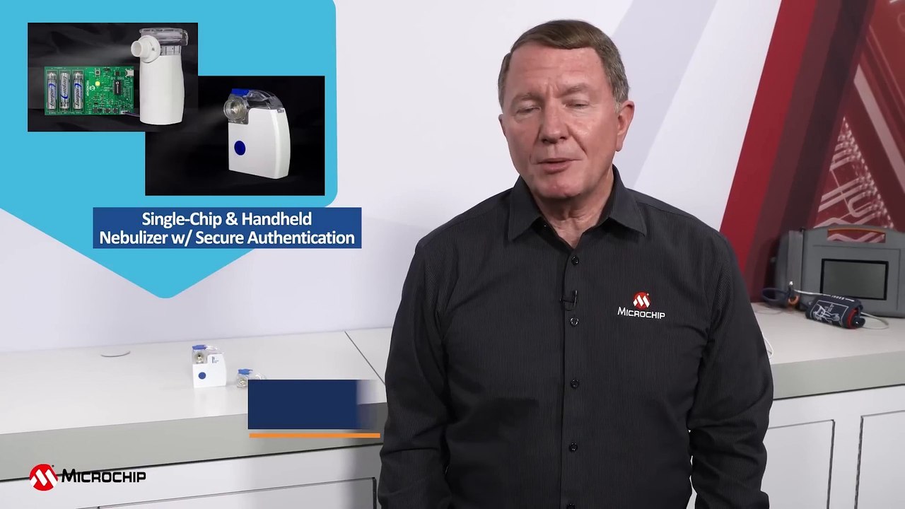 Microchip:  Secure Nebulizer Demo for Medical Consumables Authentication