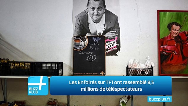Les Enfoirés sur TF1 ont rassemblé 8,5 millions de téléspectateurs