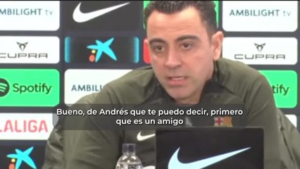 Podría abrir el documental de la carrera de Iniesta: Xavi y su speech que emociona