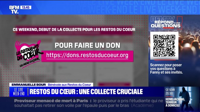 Où peut-on faire des dons pour les Restos du Coeur? BFMTV répond à vos questions