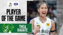 UAAP Player of the Game Highlights: Thea Gagate displays prowess at the net as Lady Spikers trounce Blue Eagles