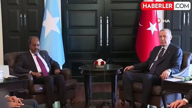 Cumhurbaşkanı Erdoğan, Somali Cumhurbaşkanı ile görüştü