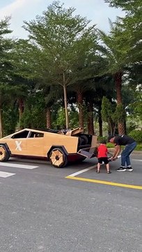 Wooden Tesla Cybertruck I Built For Mr Elon Musk In 100 Days #ndwoodart #cybertruck #tesla #elonmusk