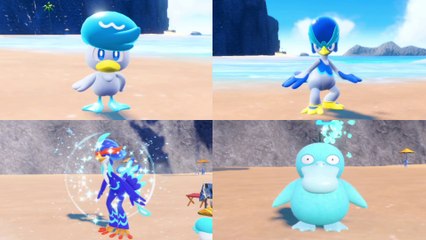 【Pokémon Écarlate et Violet】Coiffeton＆Psykokwak et chromatique Pique-nique mignon !