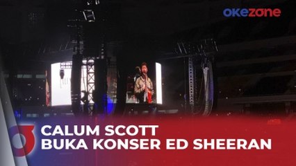 Calum Scott Sukses Membuka Konser Ed Sheeran di JIS 🎤