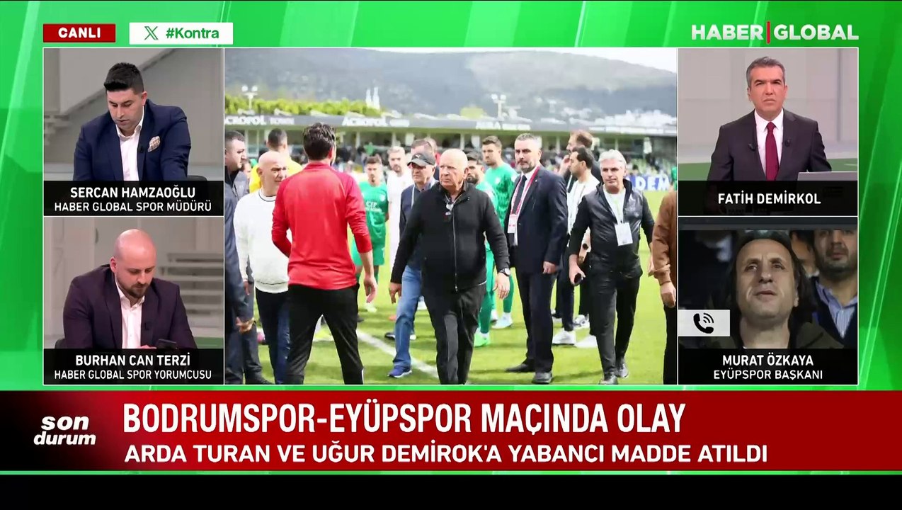 1. Lig maçında ortalık karıştı: Arda Turan yara...