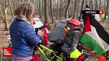 Filistin'de yaşananlara dikkati çekmek için pedal çeviriyorlar