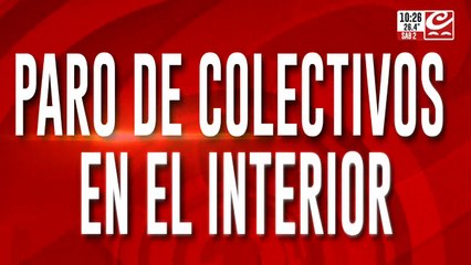 Paro de colectivos en el interior: será el martes 5 de marzo