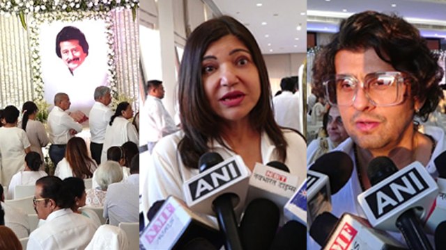 Pankaj Udhas Prayer Meet Full Video: Sonu Nigam & Other Bollywood Singer Tribute Viral