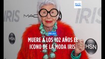 Iris Apfel muere a los 102 años: 