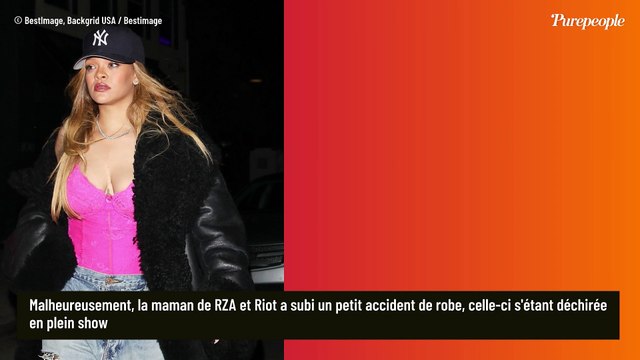 VIDEOS Rihanna payée 8 millions d'euros pour lancer les festivités d'un mariage hors norme, sa robe se déchire en plein show !