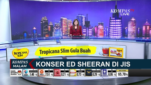 Gelar Konser di Jakarta, Ed Sheeran Bawakan Lebih dari 20 Lagu untuk Para Penggemar