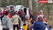Bolu'da freni boşalan minibüs devrildi: 14 yaralı