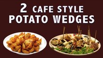 2 Cafe Style Potato Wedges _ Potato Wedges - Cafe Style Instant Crispy & Fluffy Potato Wedges _