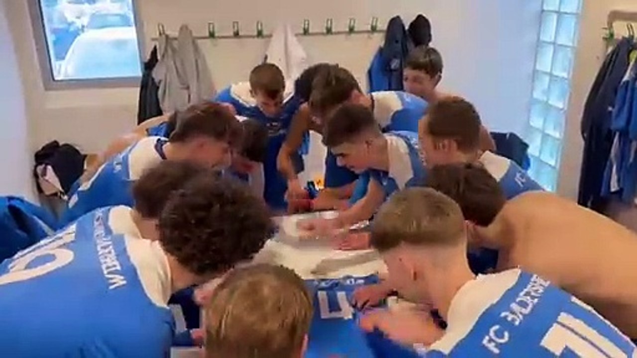 Victoire de nos U18 à Richwiller (1-4), le traditionnel cri de guerre !