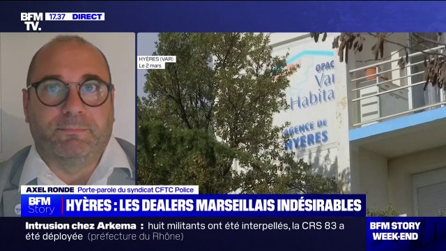 On ne voit pas trop l'intérêt d'avoir cet arrêté : Axel Ronde (CFTC Police) réagit à l'interdiction de circulation des dealers marseillais dans la ville de Hyères