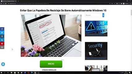  PAPELERA de RECICLAJE se VACÍA AUTOMÁTICAMENTE en WINDOWS 10 | SOLUCIÓN FÁCIL